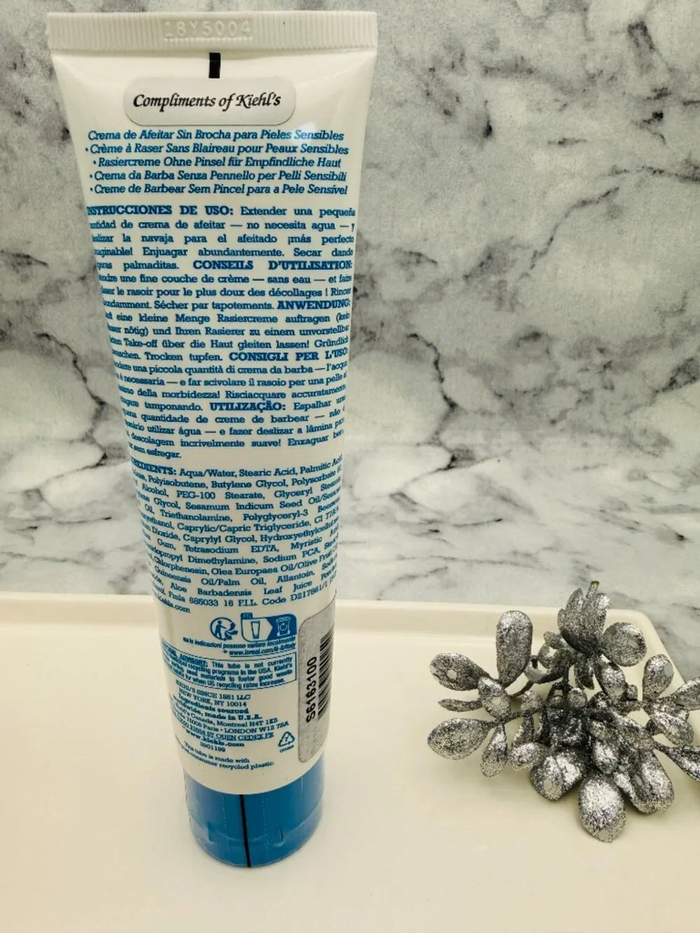 Kiehls Skincare,Ultimate Brushless Shave Cream Blue Eagle-Full Size150ml,5oz-NEW